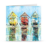 'Huts on the beach' Card