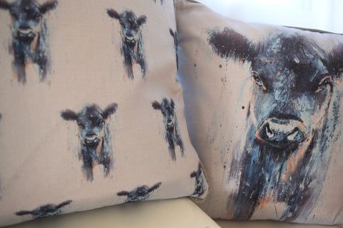 Dexter Cow cushions